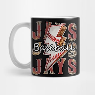 Graphic Baseball Jays Proud Name Team Vintage Mug